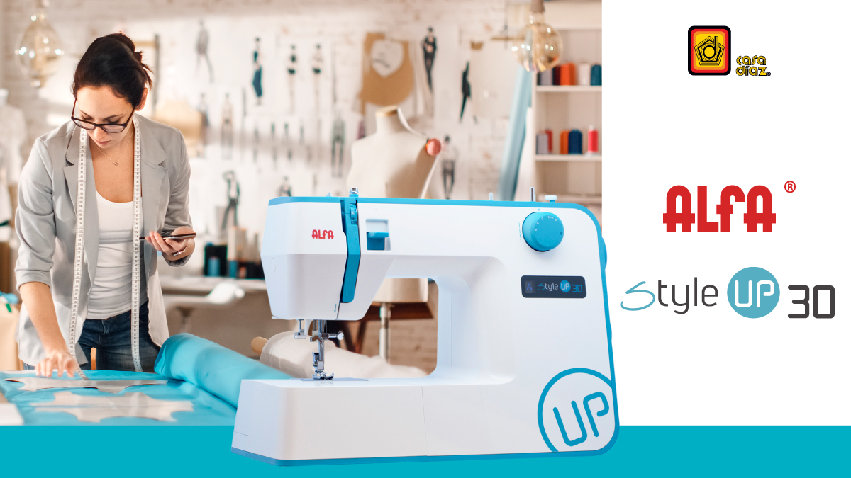 Máquina de coser doméstica, Alfa Style Up 30 - Casa Díaz Blog